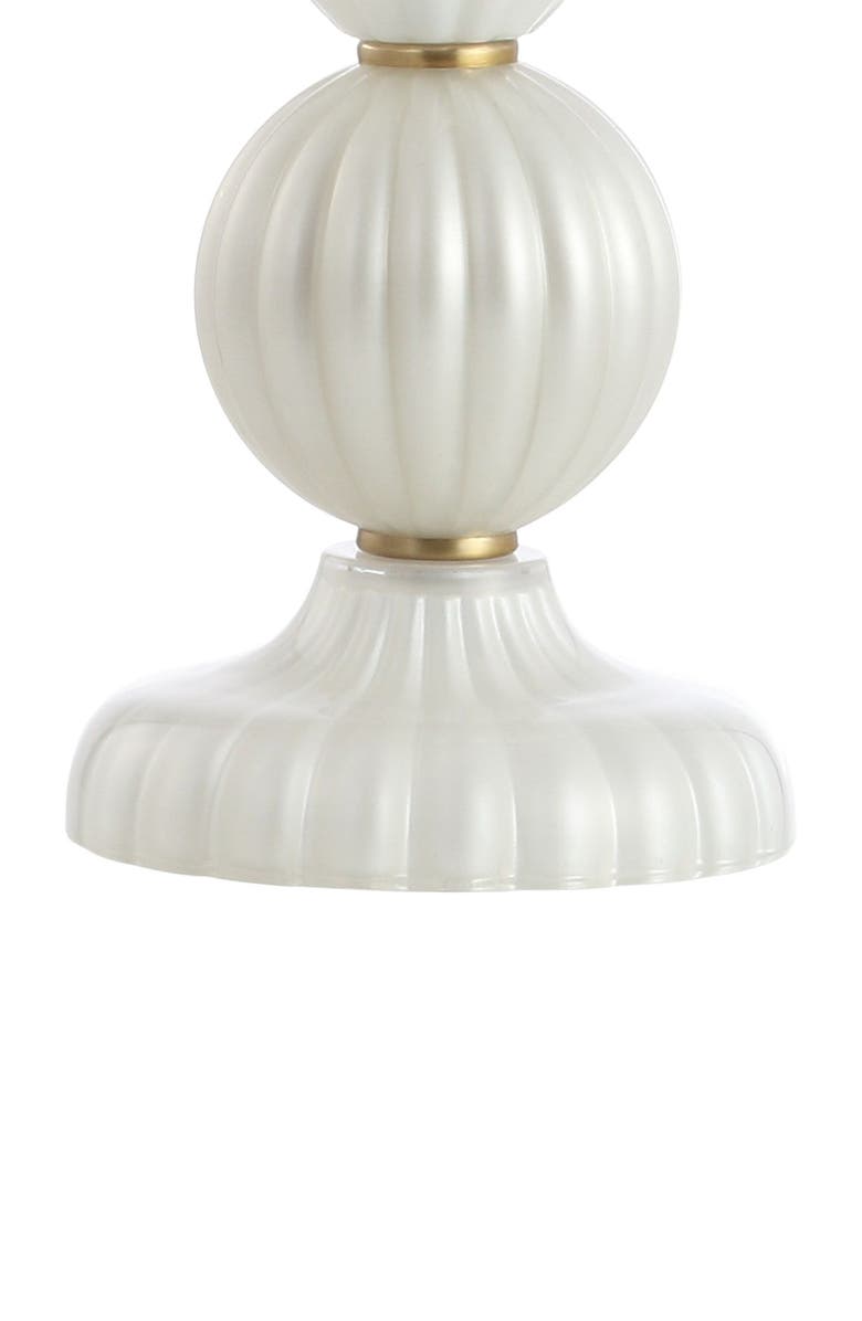 JONATHAN Y Maddie 28" Glass/Metal LED Table Lamp, Alternate, color, White Pearl