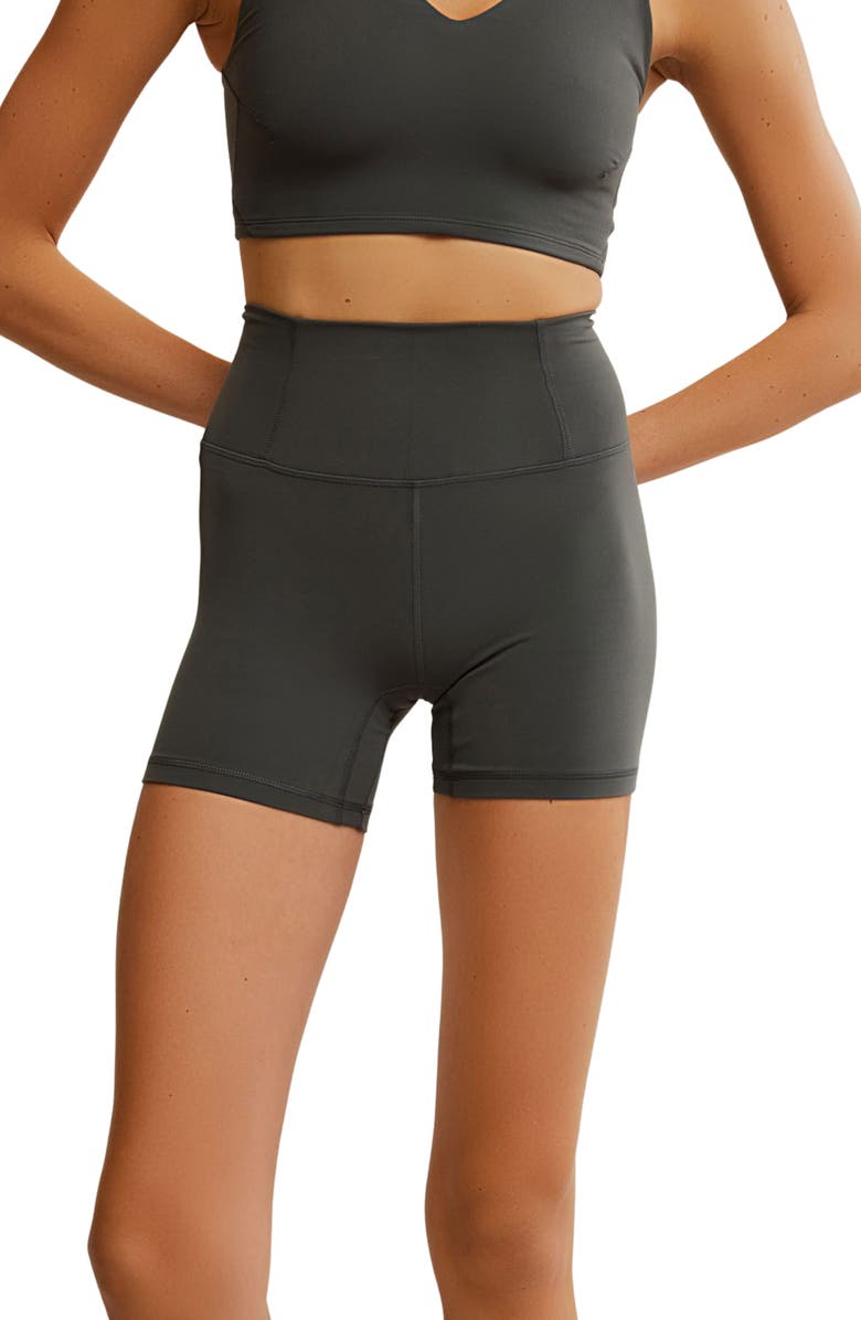 Free People FP Movement Never Better Bike Shorts, Alternate, color, Dark Shadow