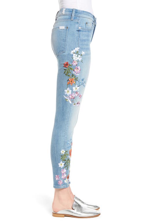 7 For All Mankind ® The Ankle Skinny Jeans In Blue