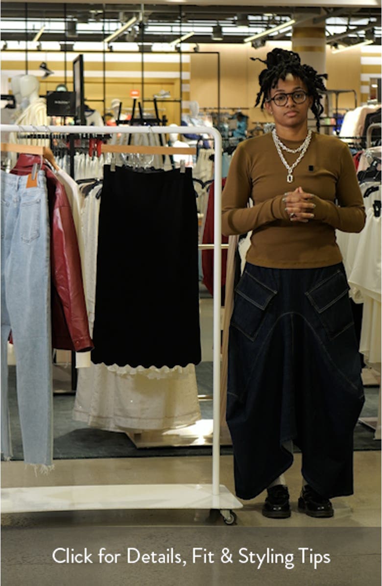 The Serena Midi Sweater Skirt, sales video thumbnail