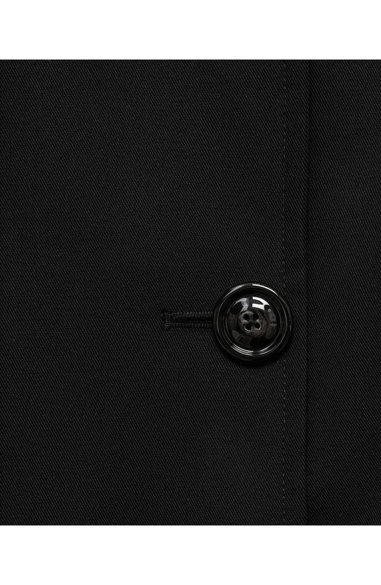 MANGO Classic Belted Trench Coat, Alternate, color, Black