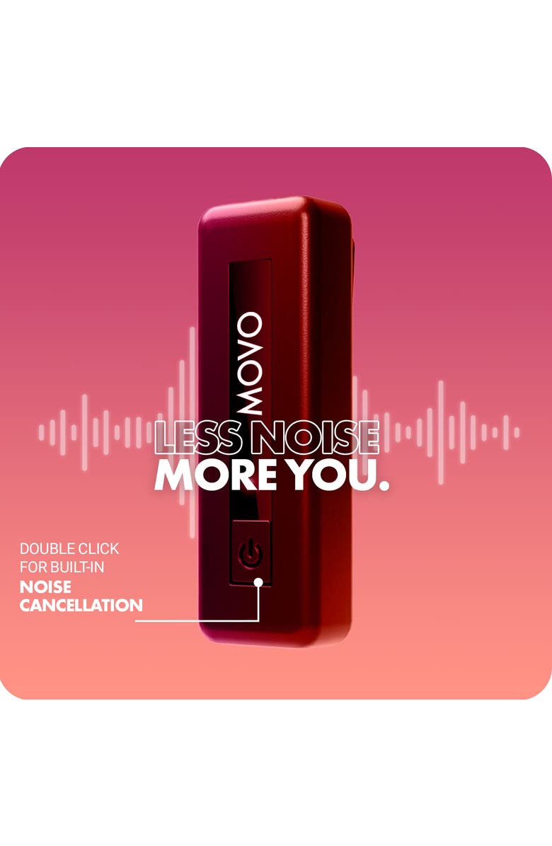 MOVO Wireless Mini Duo 2.4GHz Dual Wireless Lavalier Microphone for DSLR and Mirrorless Cameras, Alternate, color, Black