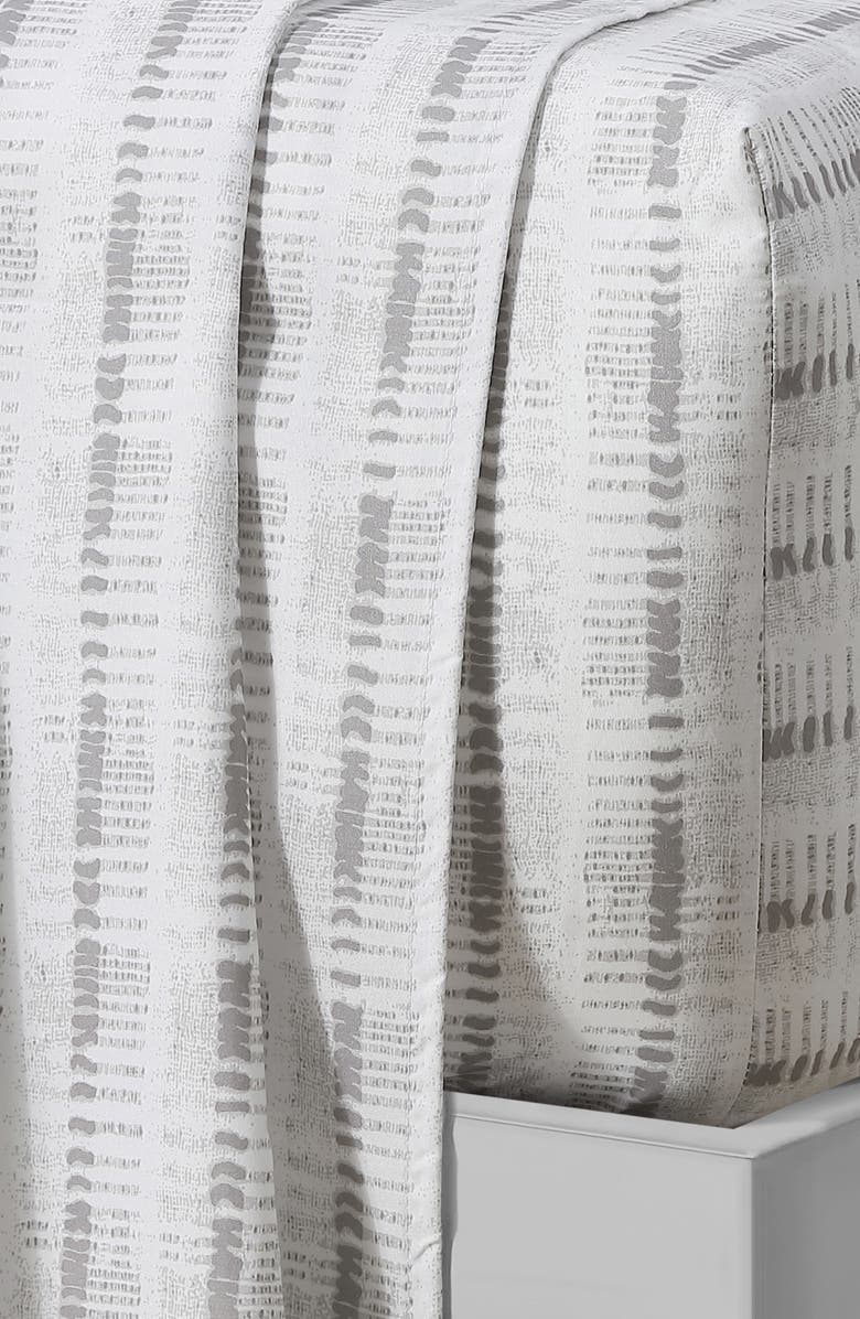 Tahari Riverside King Sheet Set, Alternate, color, Grey/ White