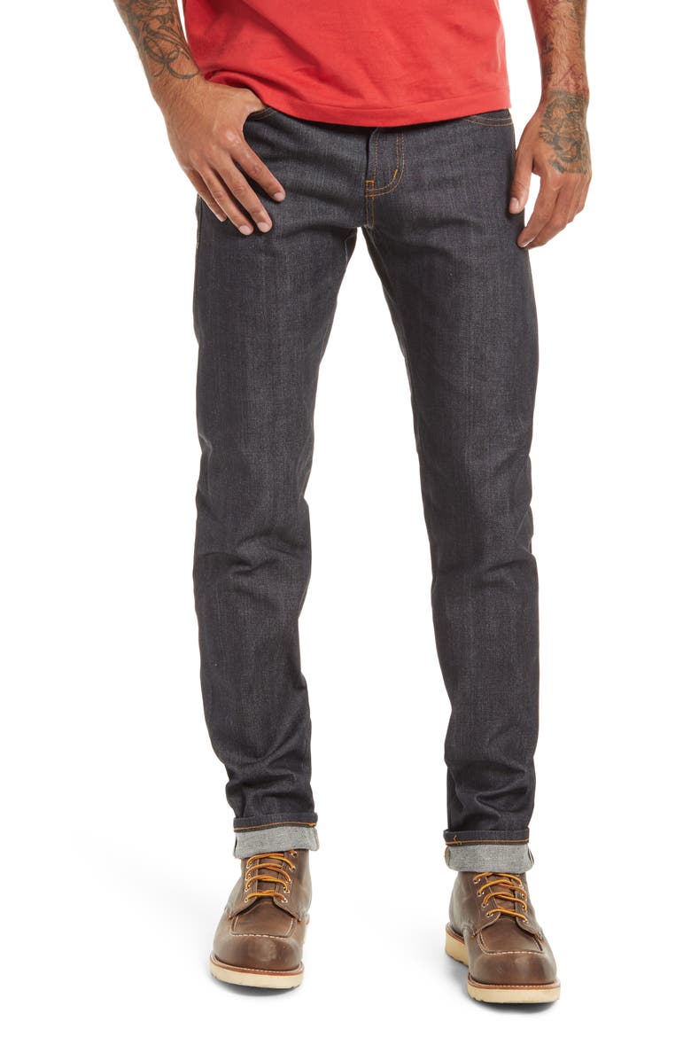 Super Guy Skinny Fit Jeans, Main, color, INDIGO