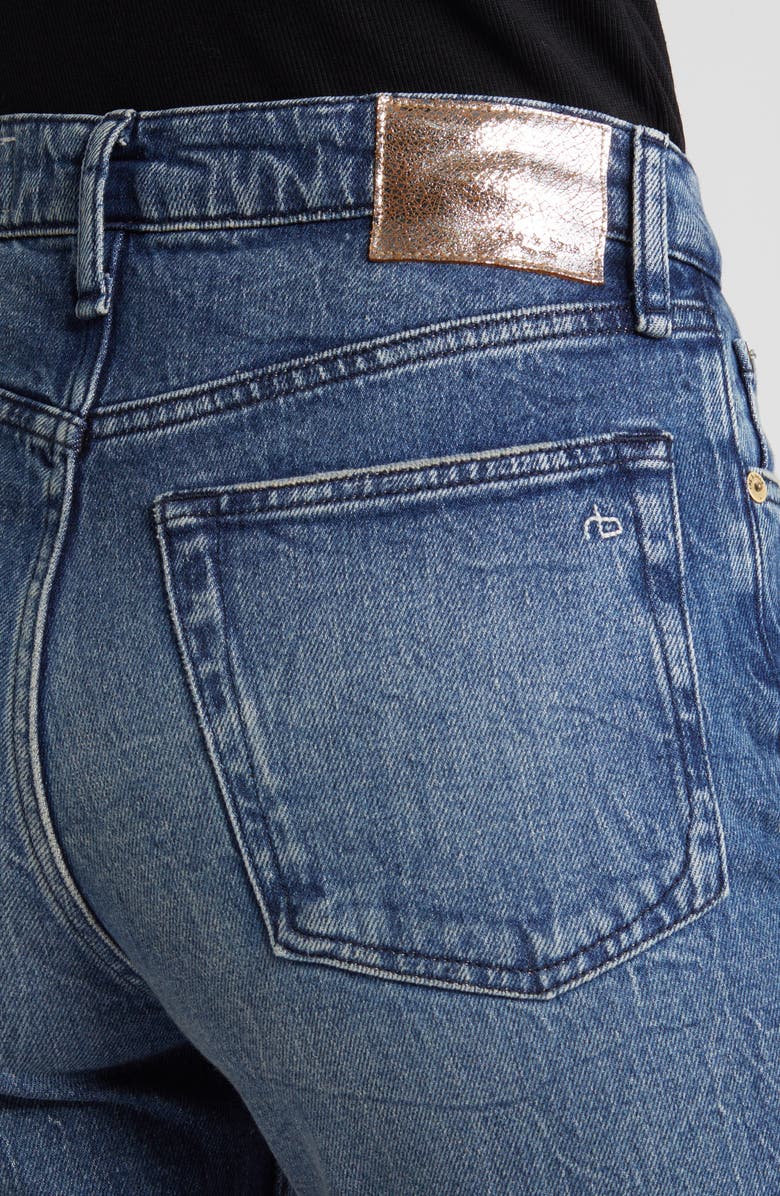 rag & bone Harlow Ankle Straight Leg Jeans, Alternate, color,