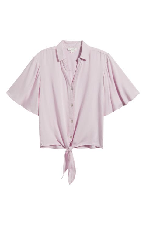 Roxanna Tie Hem Shirt
