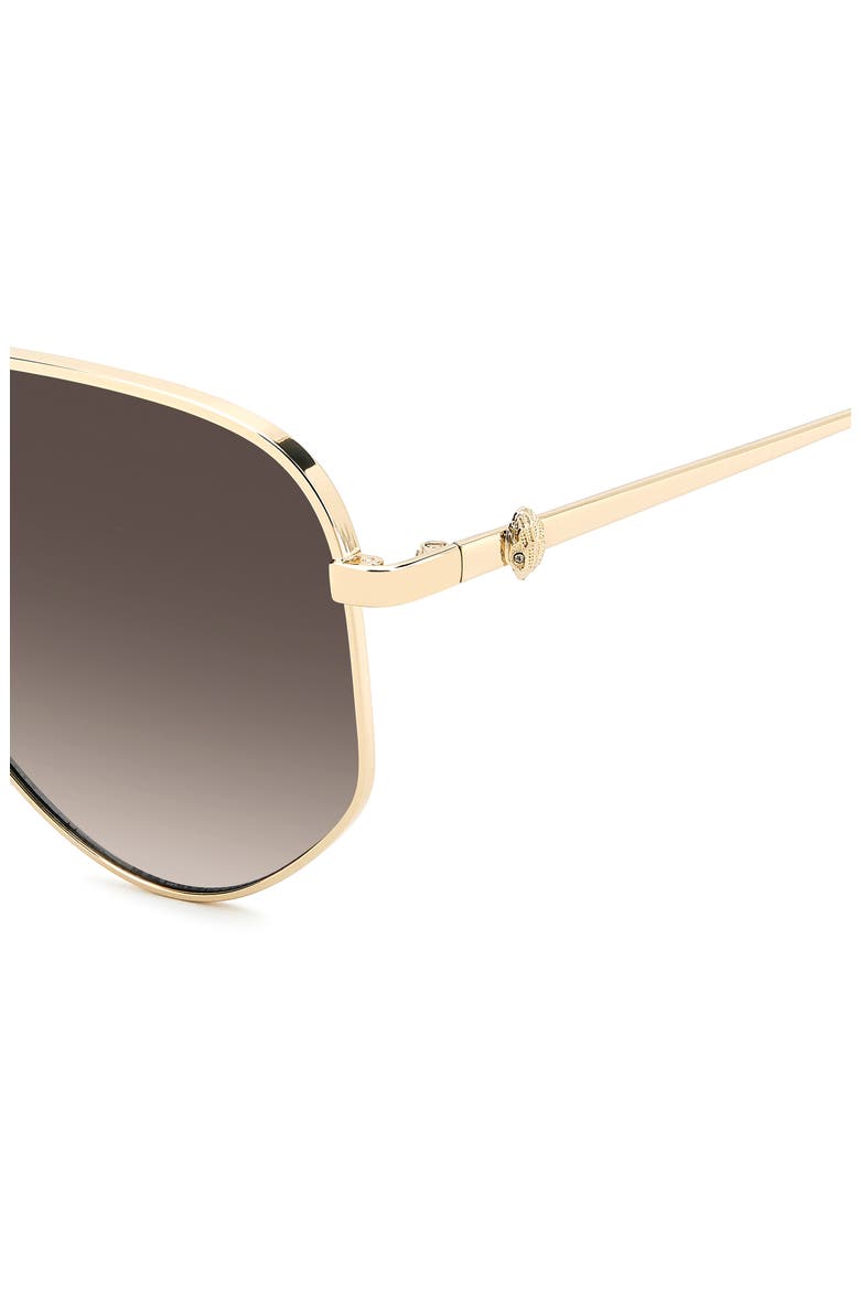 64mm Square Sunglasses, Alternate, color, YELLOW GOLD/ BROWN SF