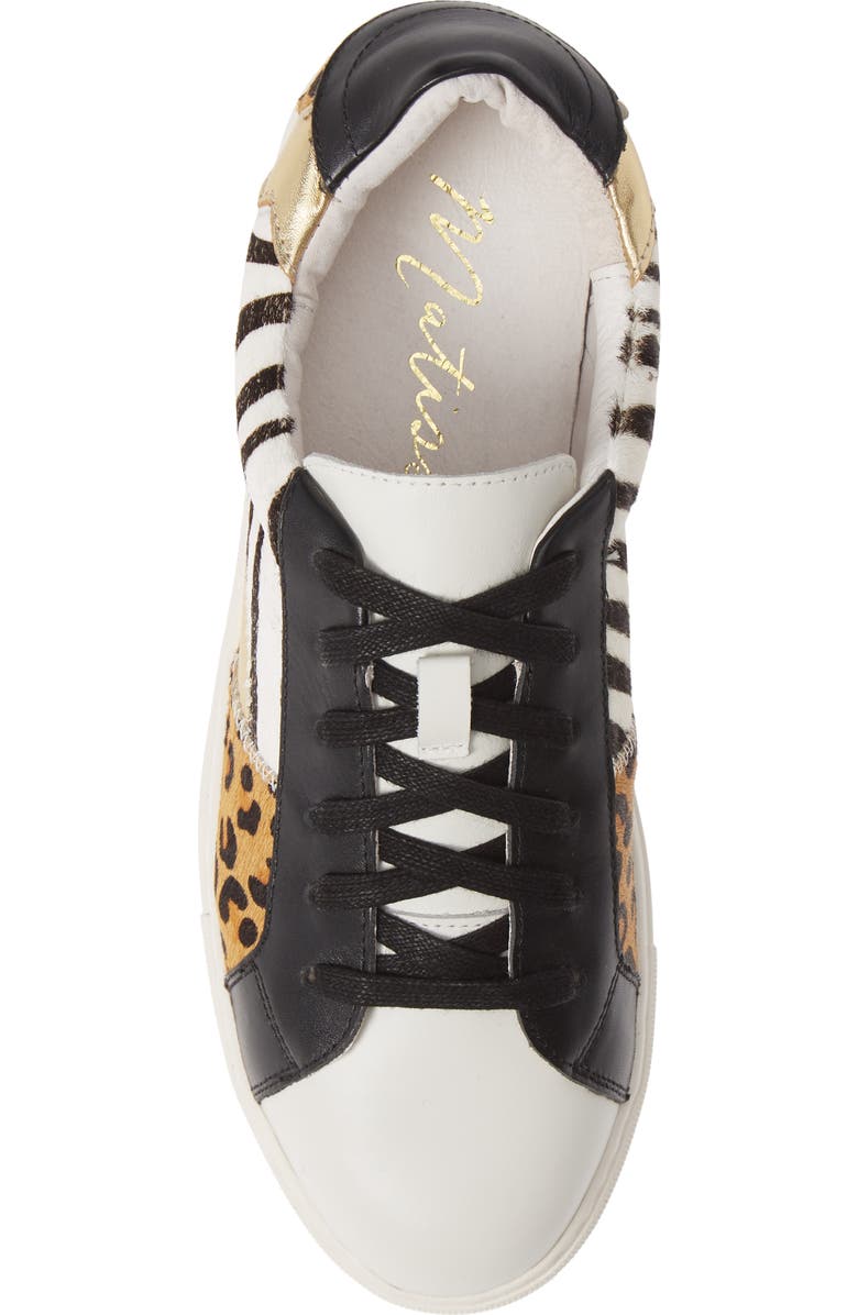 Matisse Zoe Animal Prints Genuine Calf Hair Sneaker, Alternate, color,