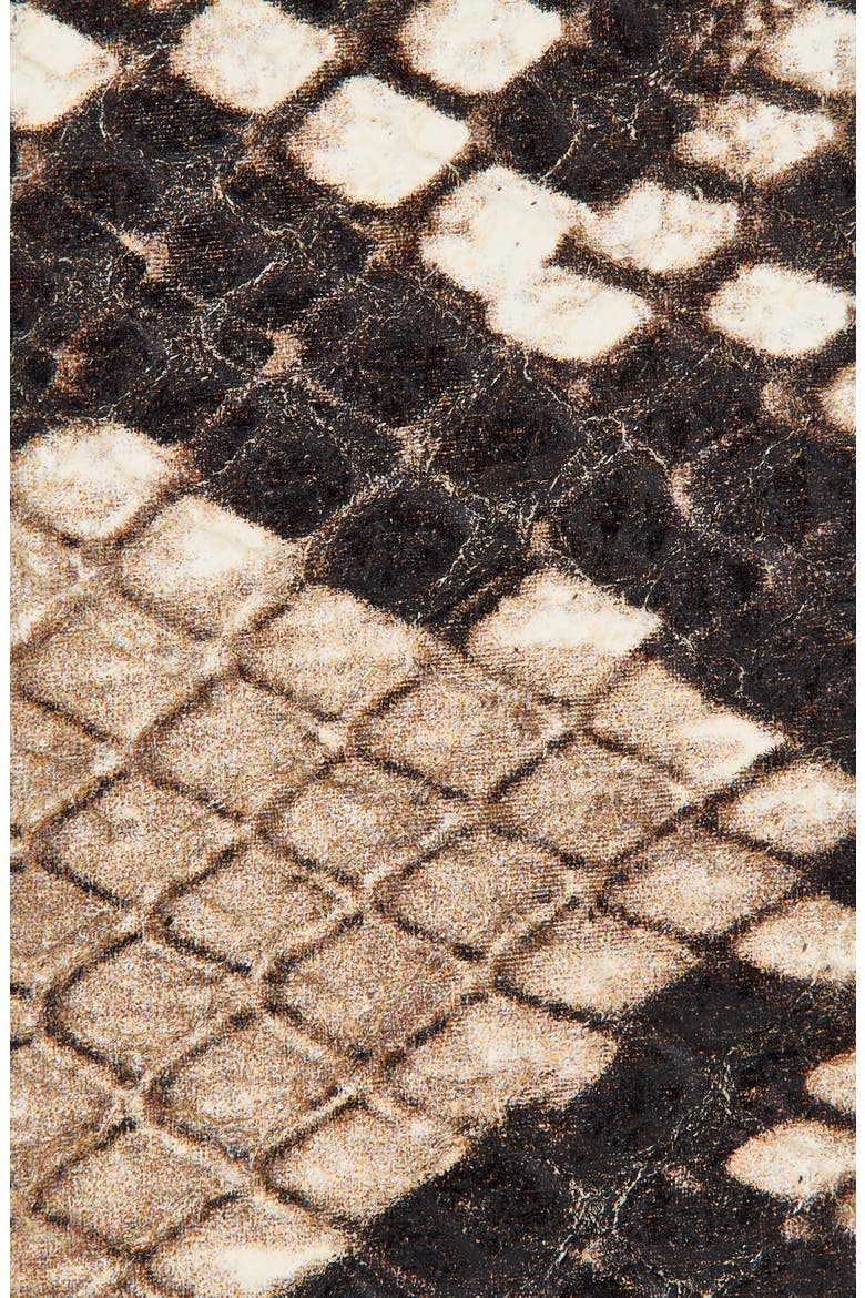 Snakeskin Textured Belt, Alternate, color, NATURAL / PALLADIUM