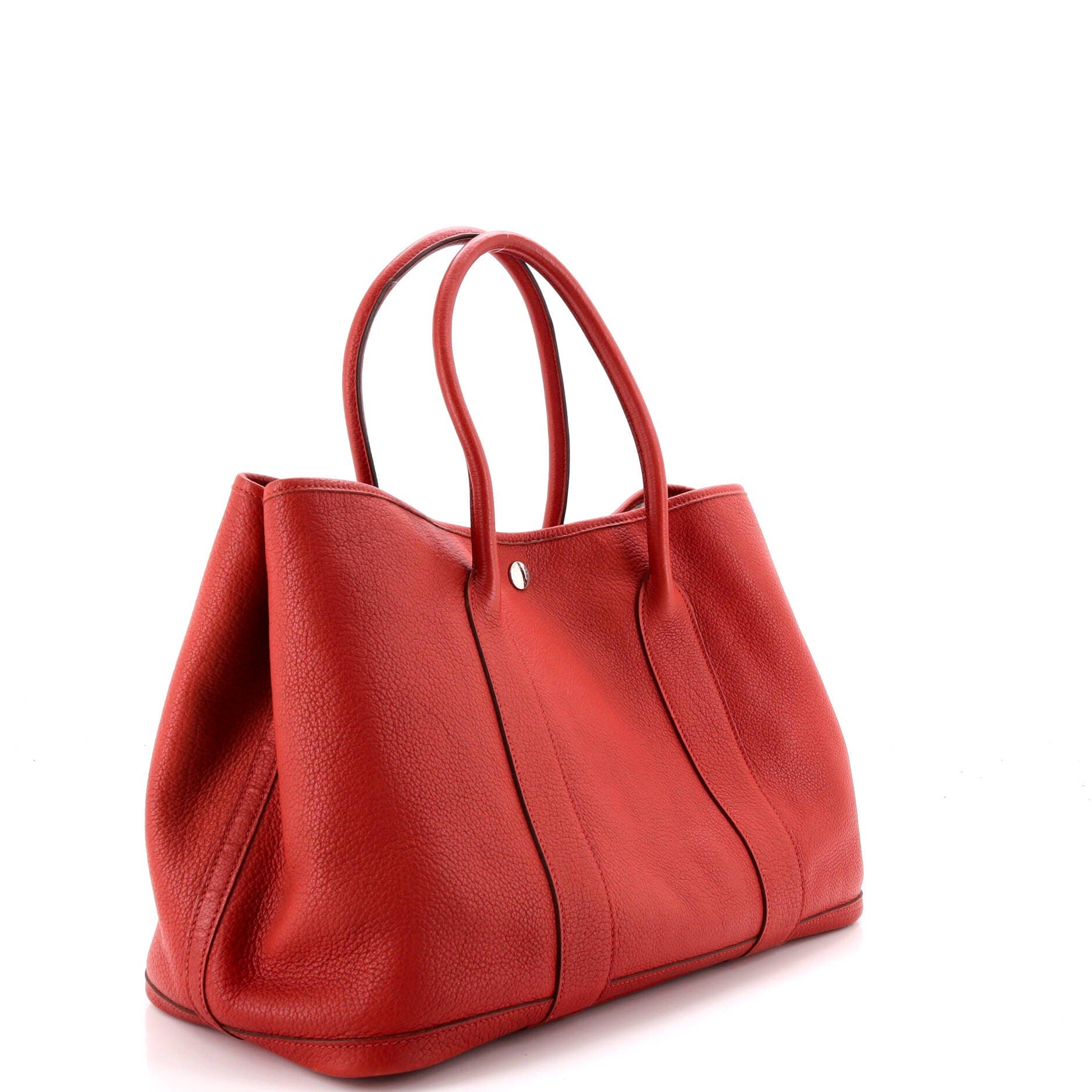 Garden Party Tote Leather 36, Alternate, color, Red