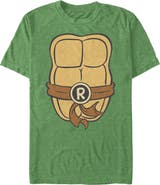 TEENAGE MUTANT NINJA TURTLES Men's Teenage Mutant Ninja Turtles Raphael Costume Graphic T-Shirt