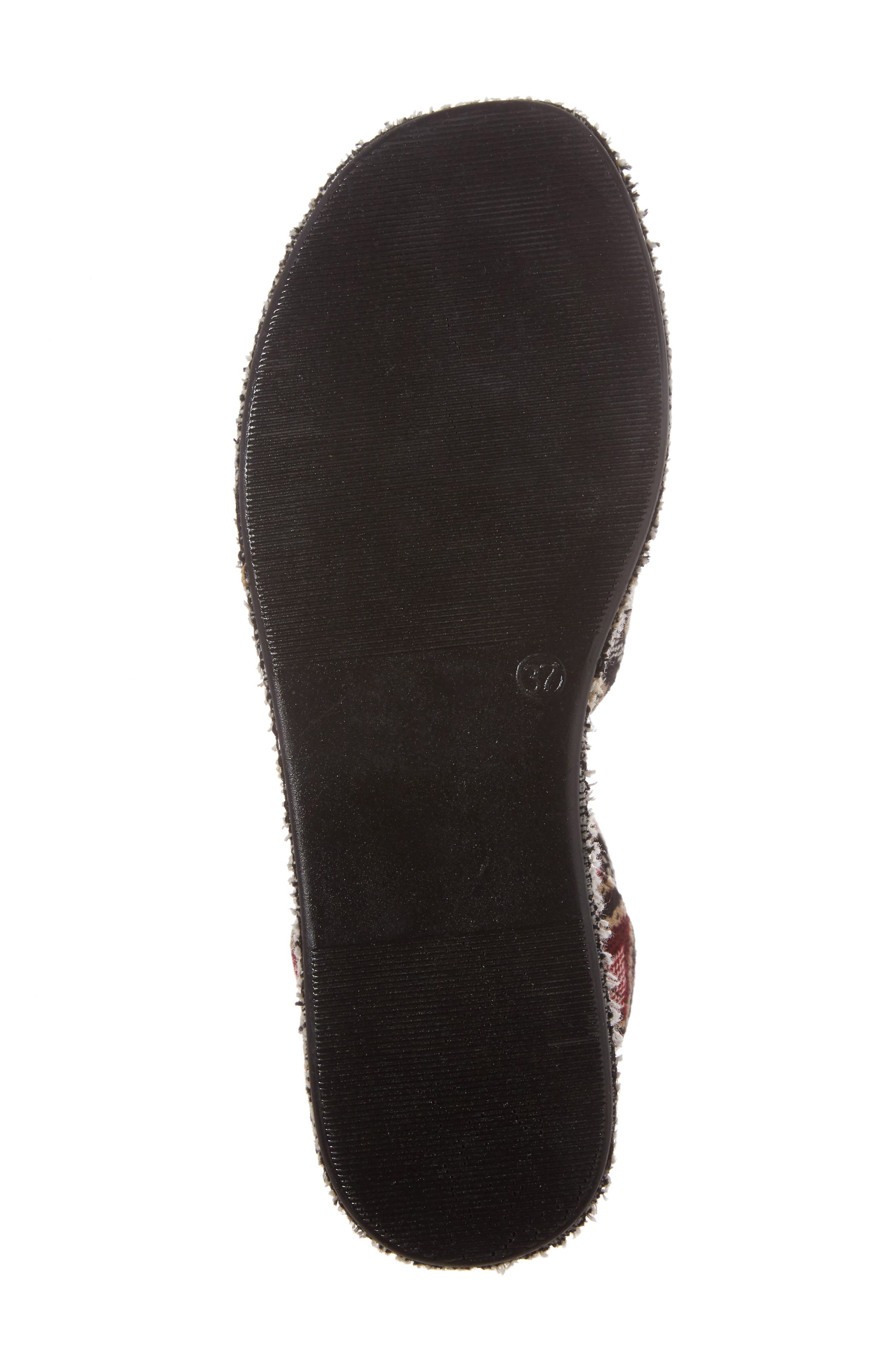 Whisper Platform Sandal, Alternate, color, BLACK MULTI