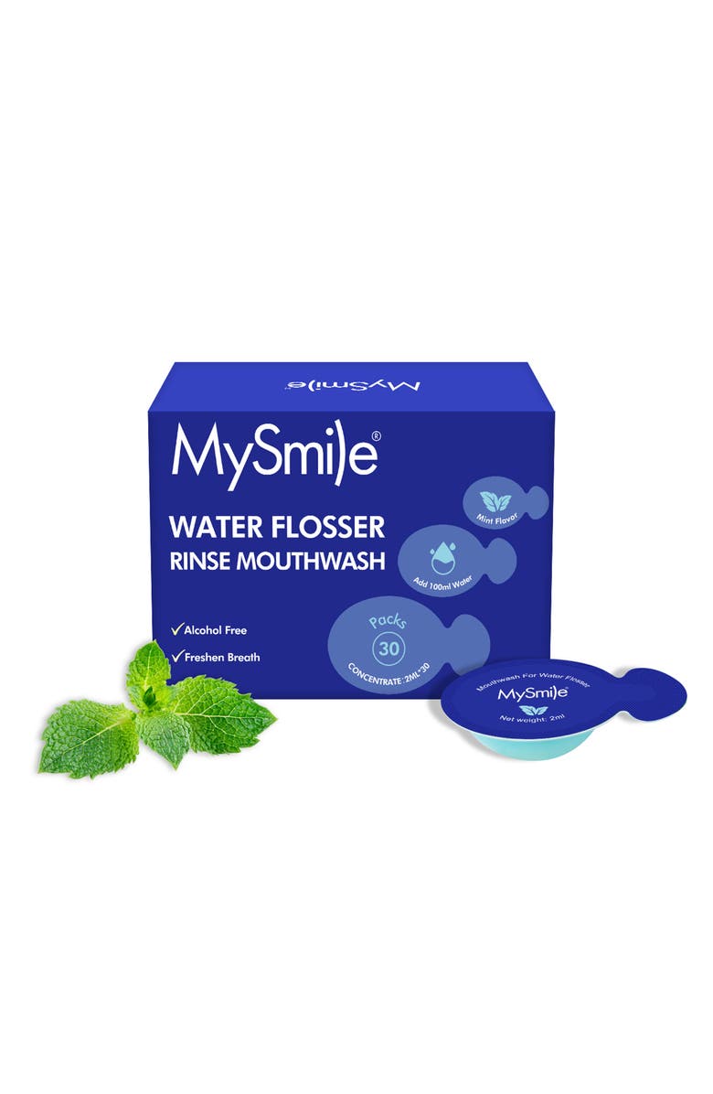 MySmile Concentrate Mouthwash Pods for Water Flossers, Main, color, Blue