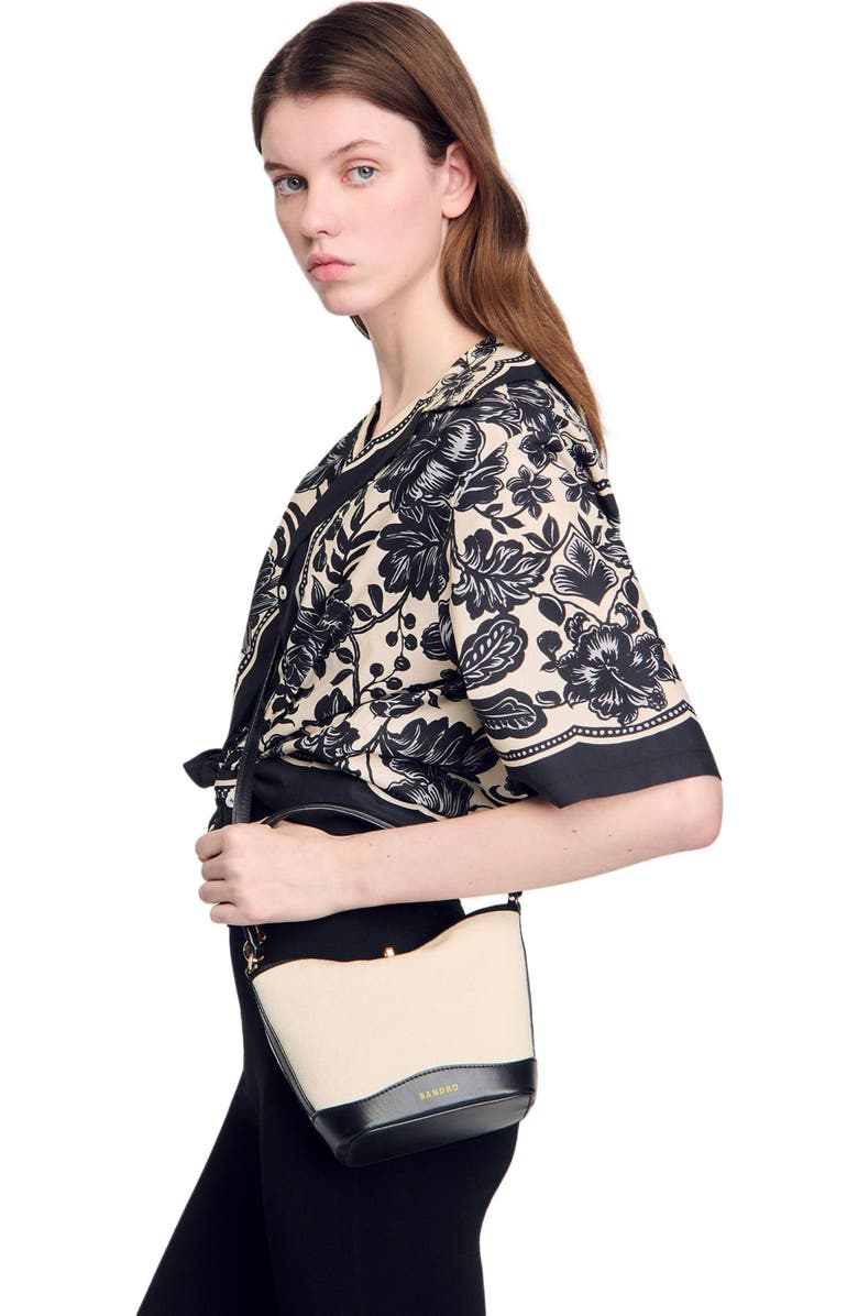 SANDRO Tangoso small bag, Alternate, color,