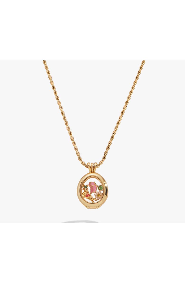 Alex and Ani Garden Party Shaker Pendant, Main, color, Gold