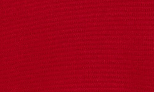 Cyrus Link Stitch Tunic Sweater In Red