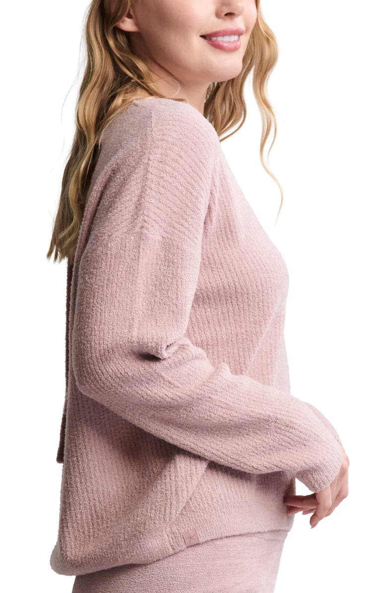 Barefoot Dreams<sup>®</sup> CozyChic Lite<sup>®</sup> Rib Tie Back Top, Alternate, color, Teaberry