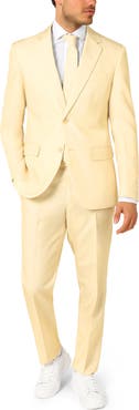OppoSuits Pastellow Slim Fit Two-Piece Suit & Tie Set
