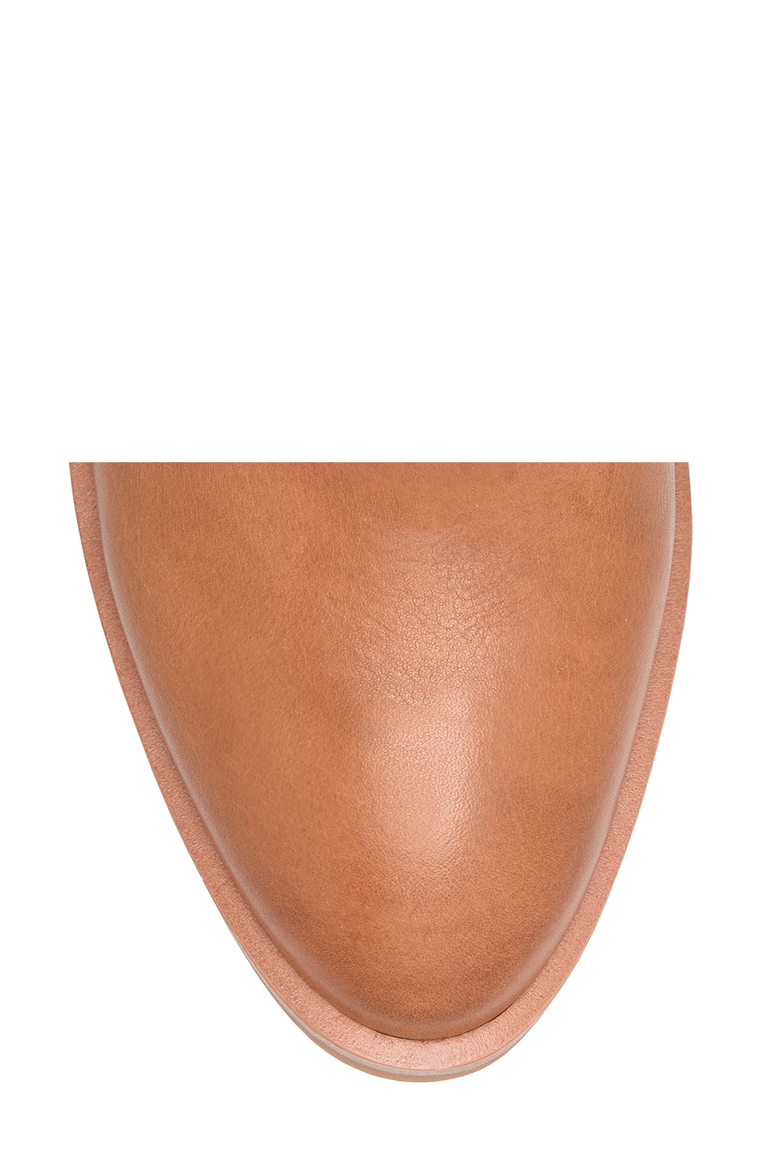 Shaila Leather Chelsea Boot, Alternate, color, DARK TAN LEATHER