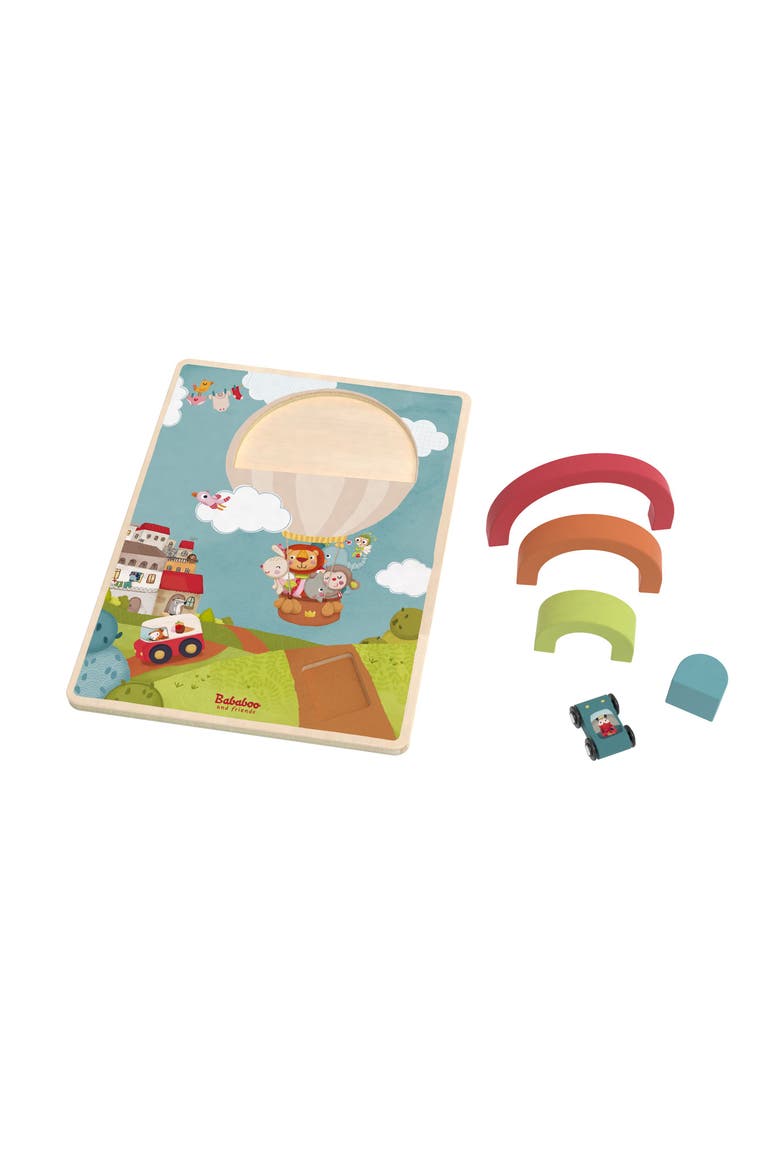 Drive Through the Rainbow Puzzle Game, Alternate, color, Multi / Blue