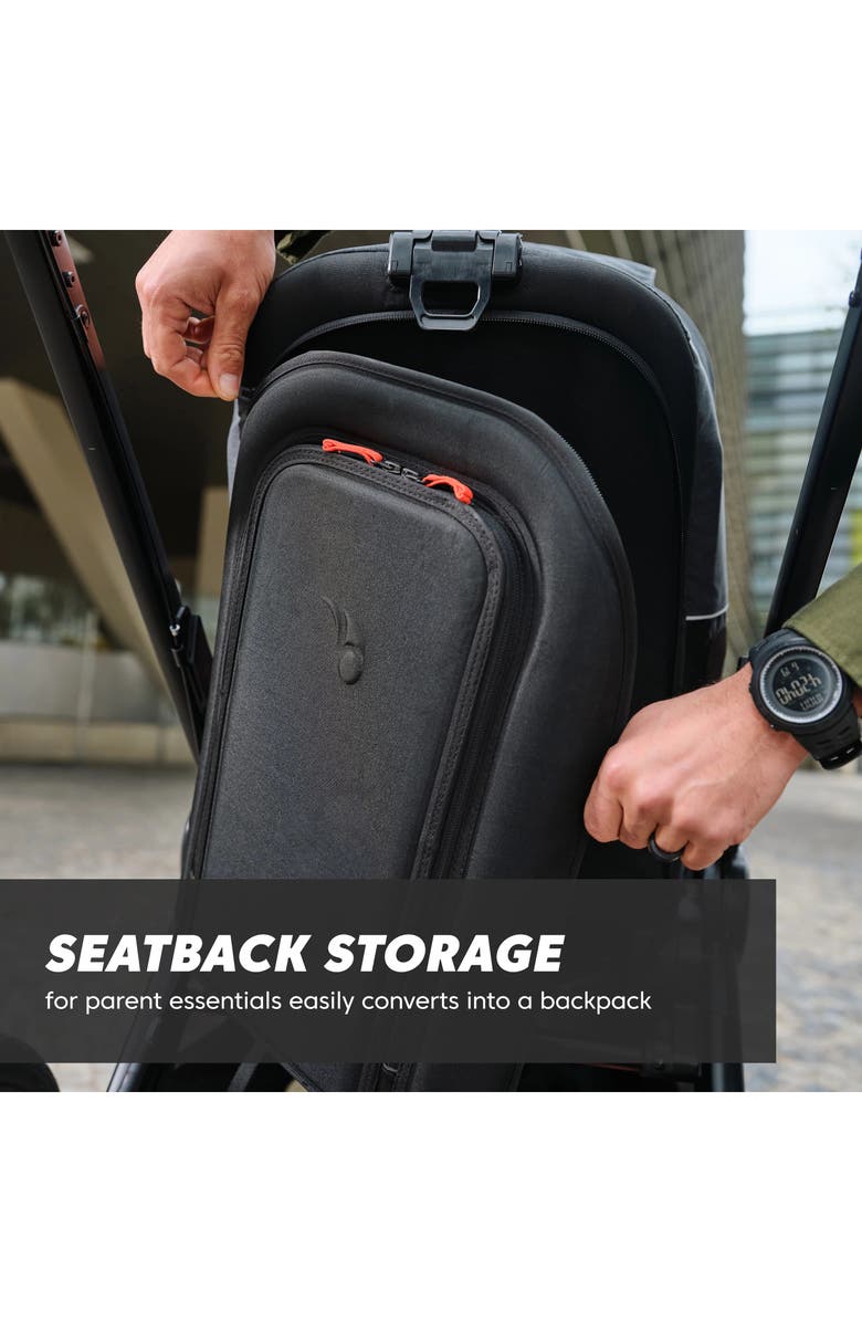 Baby Jogger city prix<sup>™</sup> Convertible Jogging Stroller & Bicycle Trailer Kit, Alternate, color, Eco Black