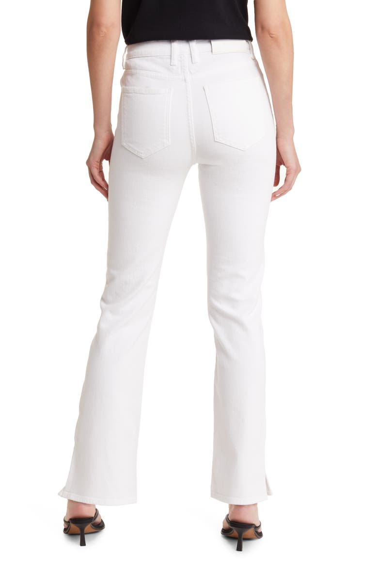 Easy Slim Straight Leg Jeans, Alternate, color, BRILLIANT WHITE