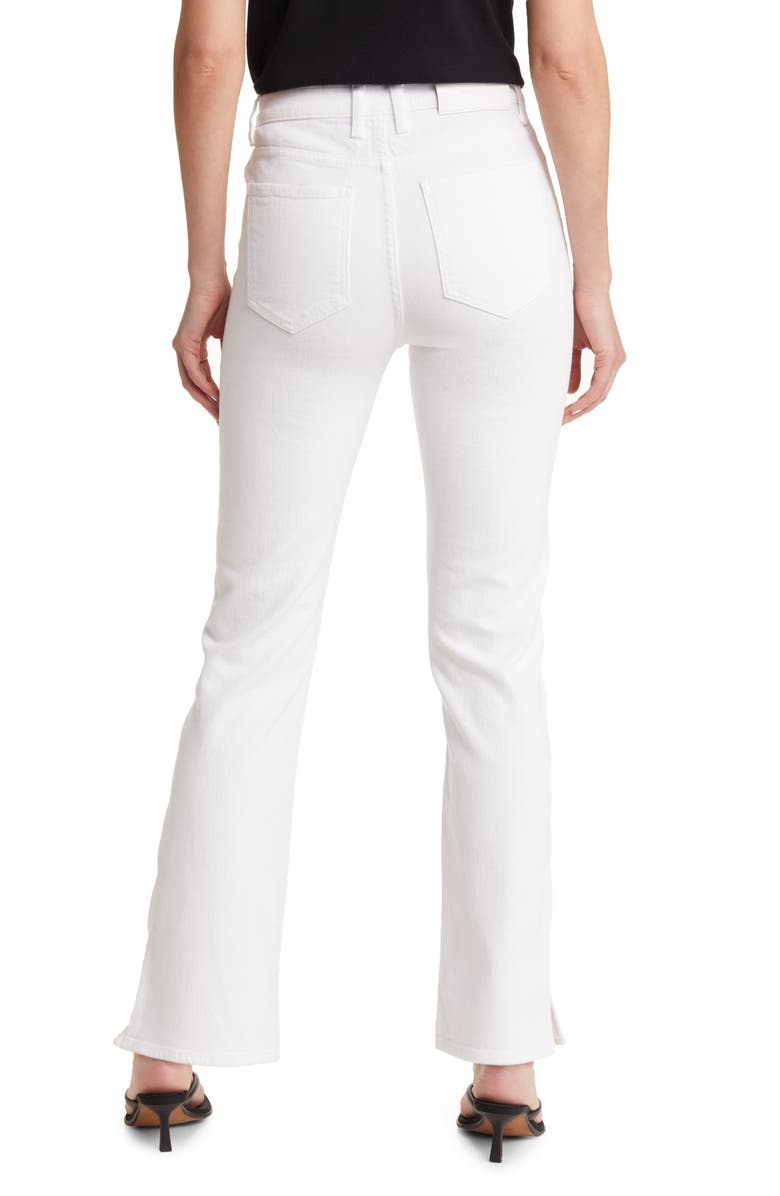 7 For All Mankind Easy Slim Straight Leg Jeans, Alternate, color, Brilliant White