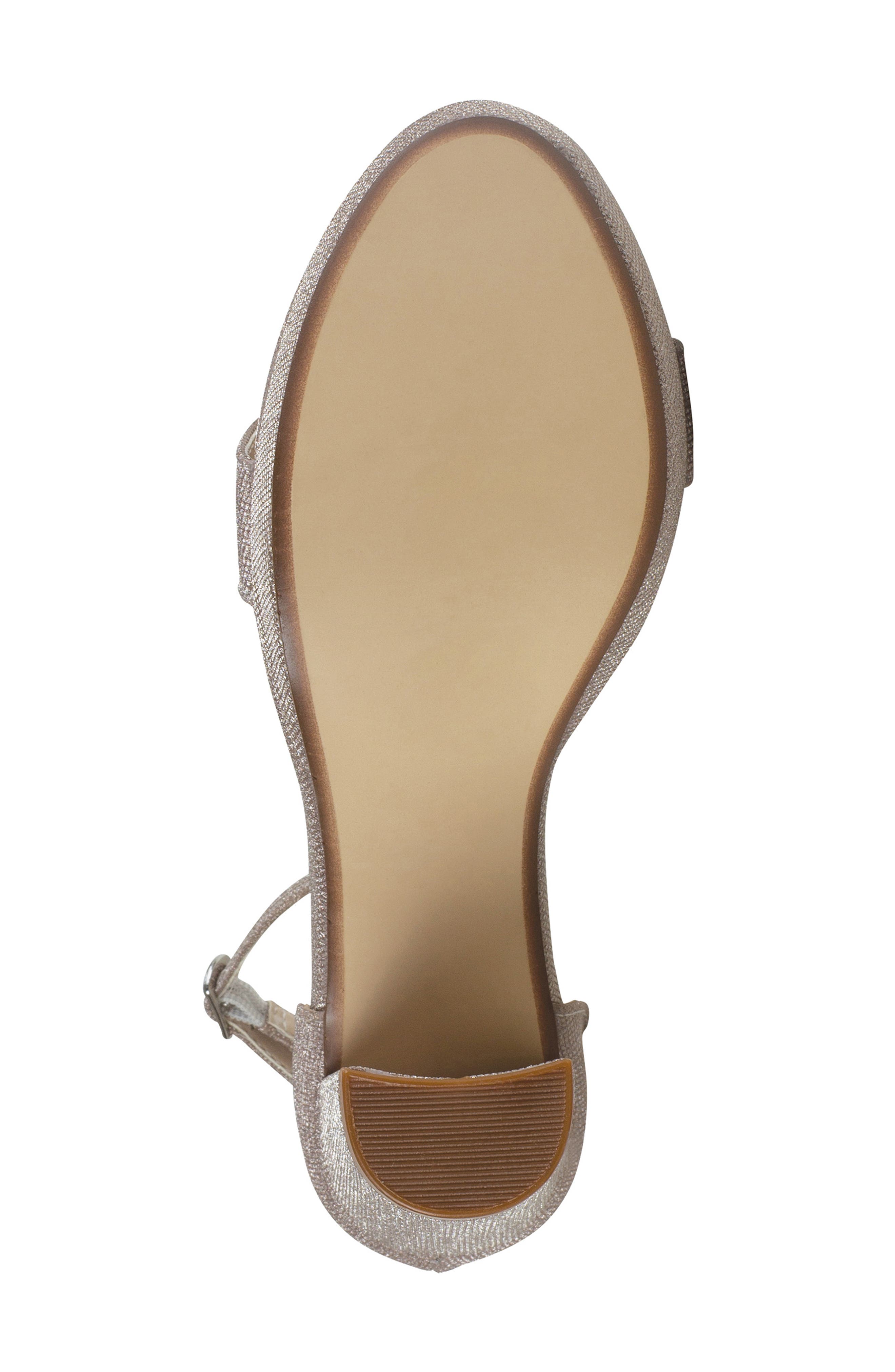 Mia Ankle Strap Sandal, Alternate, color, CHAMPAGNE