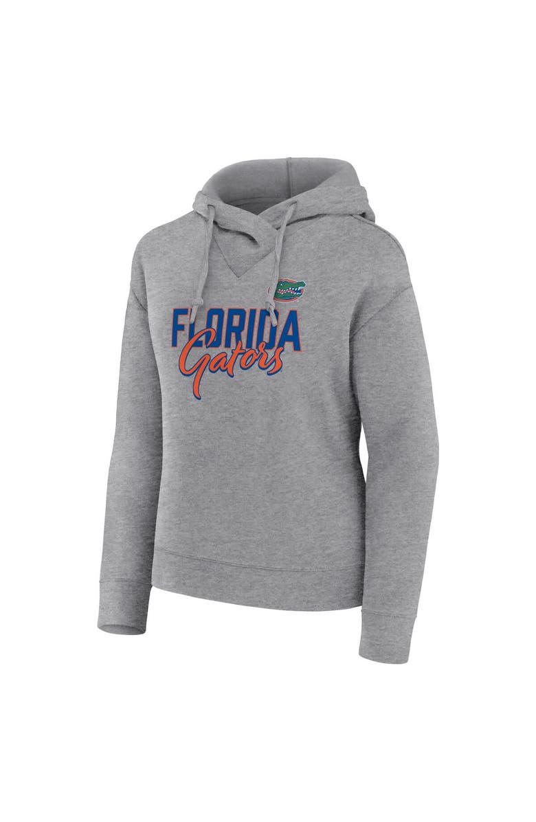 FANATICS Women's Fanatics Heather Gray Florida Gators Script Favorite Pullover Hoodie, Alternate, color, Heather Gray