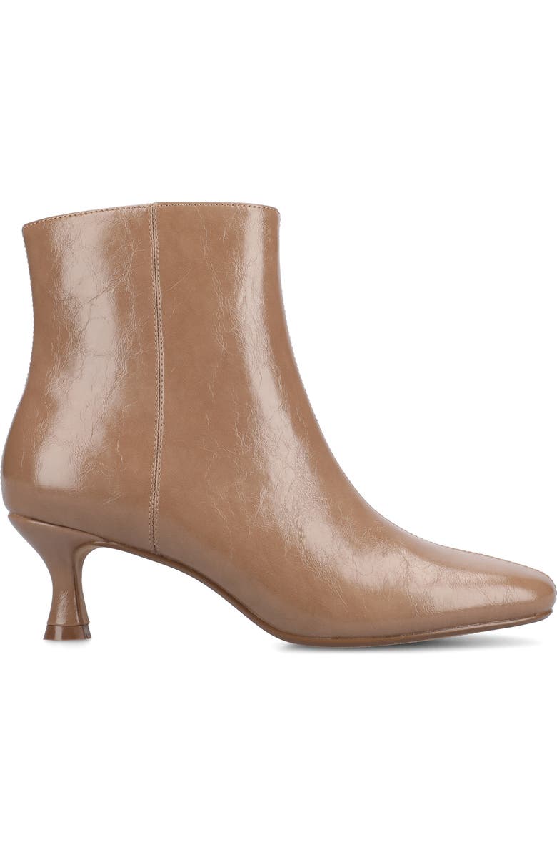 Journee Collection Kelssa Bootie, Alternate, color, Taupe Patent
