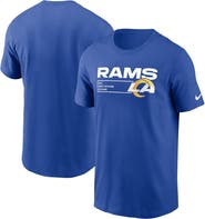 Nike Men's Nike Royal Los Angeles Rams Division Essential T-Shirt