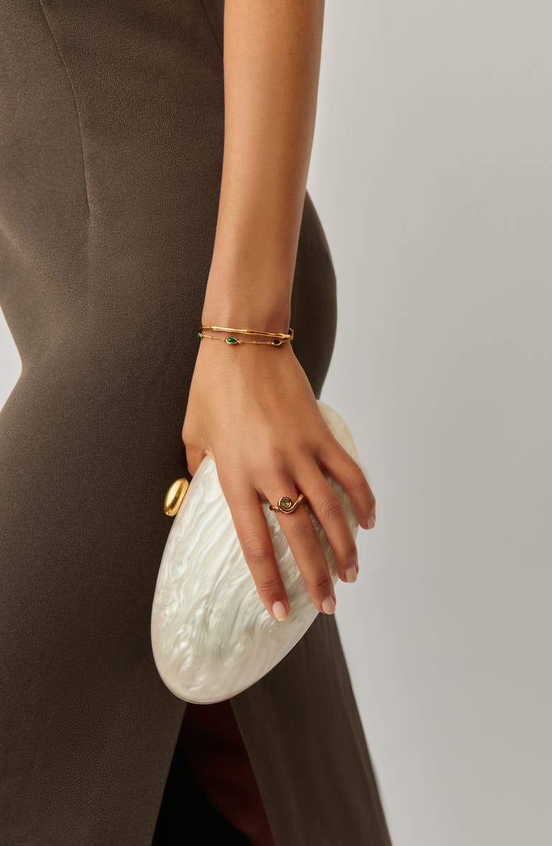 Missoma Spiral Statement Ring, Alternate, color, Gold