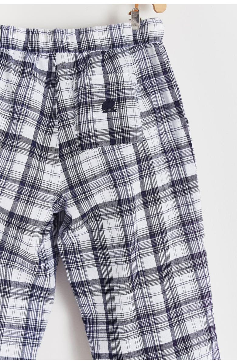 Babycottons Linen Plaid Pants for Little Kid, Alternate, color, Full Print