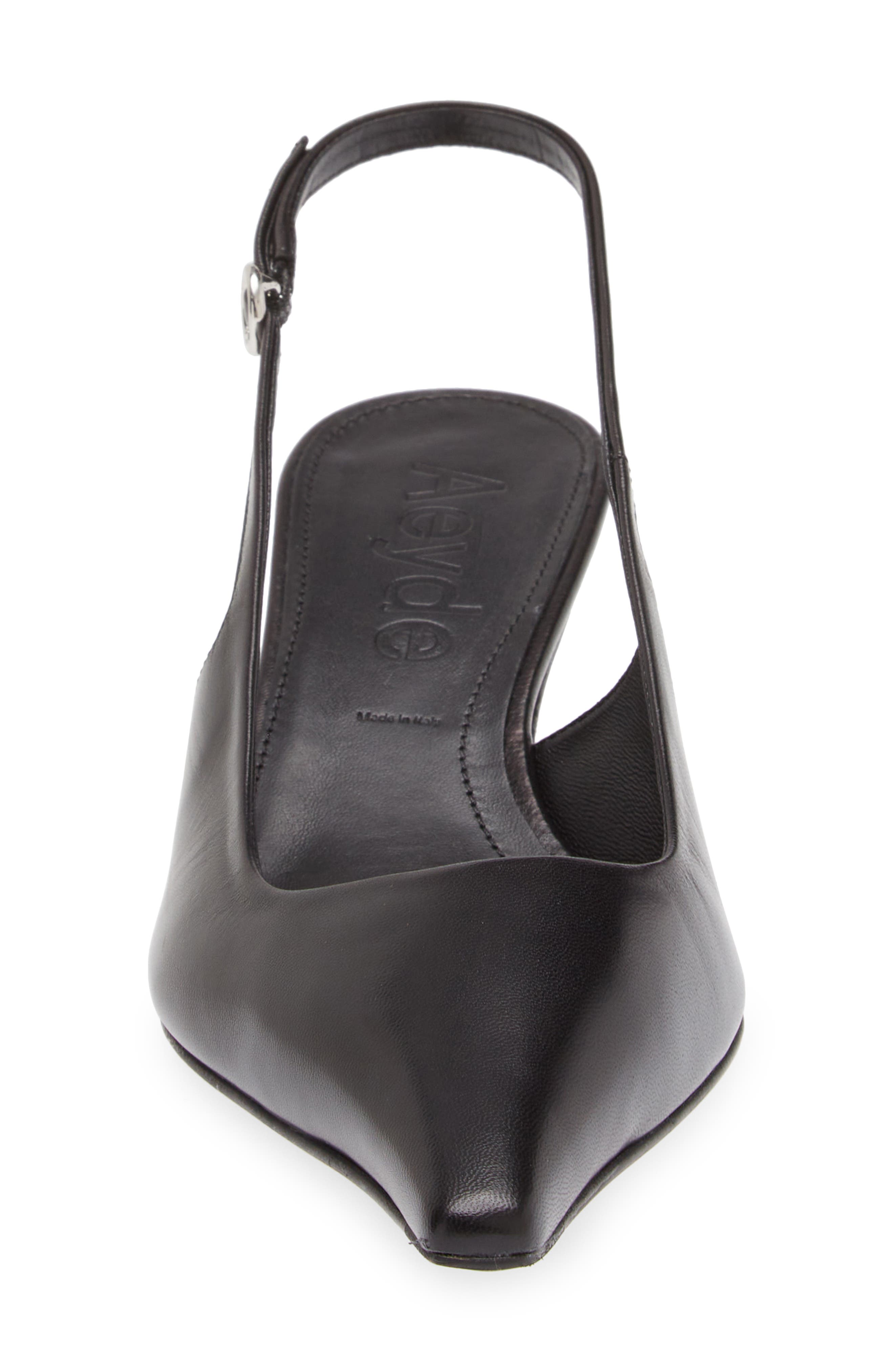 aeyde Catrina Kitten Heel Slingback Pump, Alternate, color, 