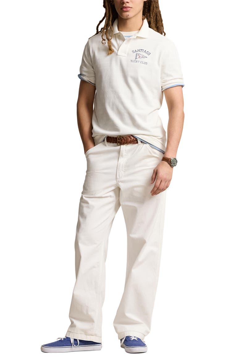 Yacht Club Cotton Mesh Polo, Alternate, color, NEVIS
