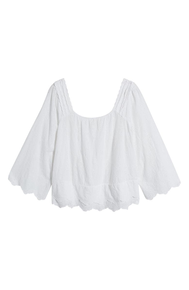 Caslon<sup>®</sup> Cotton Eyelet Top, Alternate, color, 