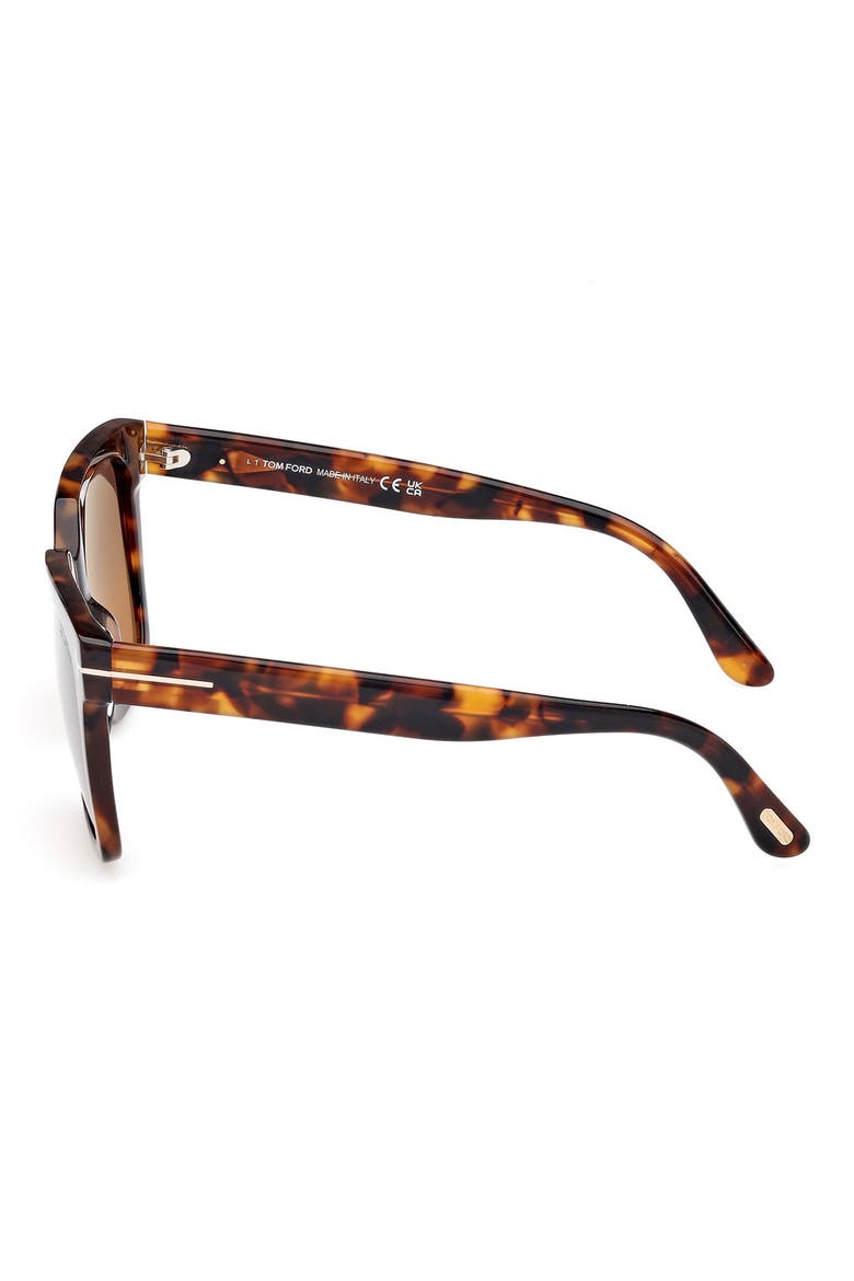 Selby 55mm Square Sunglasses, Alternate, color, VNTG DK HAVANA/ GRAD SMK BROWN