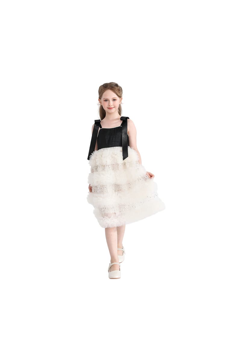 Tulleen Sophia Party Dress, Alternate, color, Ivory