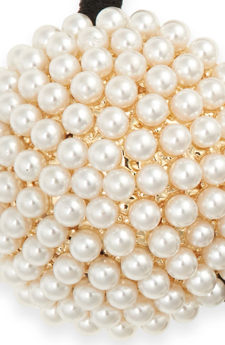 Tasha 2-Pack Imitation Pearl Beaded Ponytail Holders, Alternate, color, 