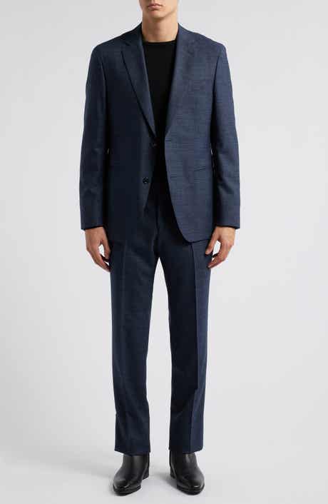 BOSS Huge Plaid Stretch Wool Suit