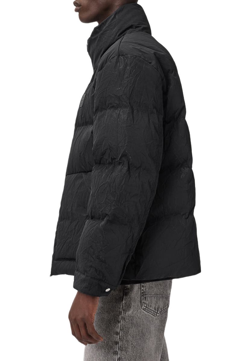 AllSaints Pulse Channel Quilted Jacket, Alternate, color, Black