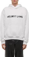 Helmut Lang Stencil Logo Graphic Hoodie