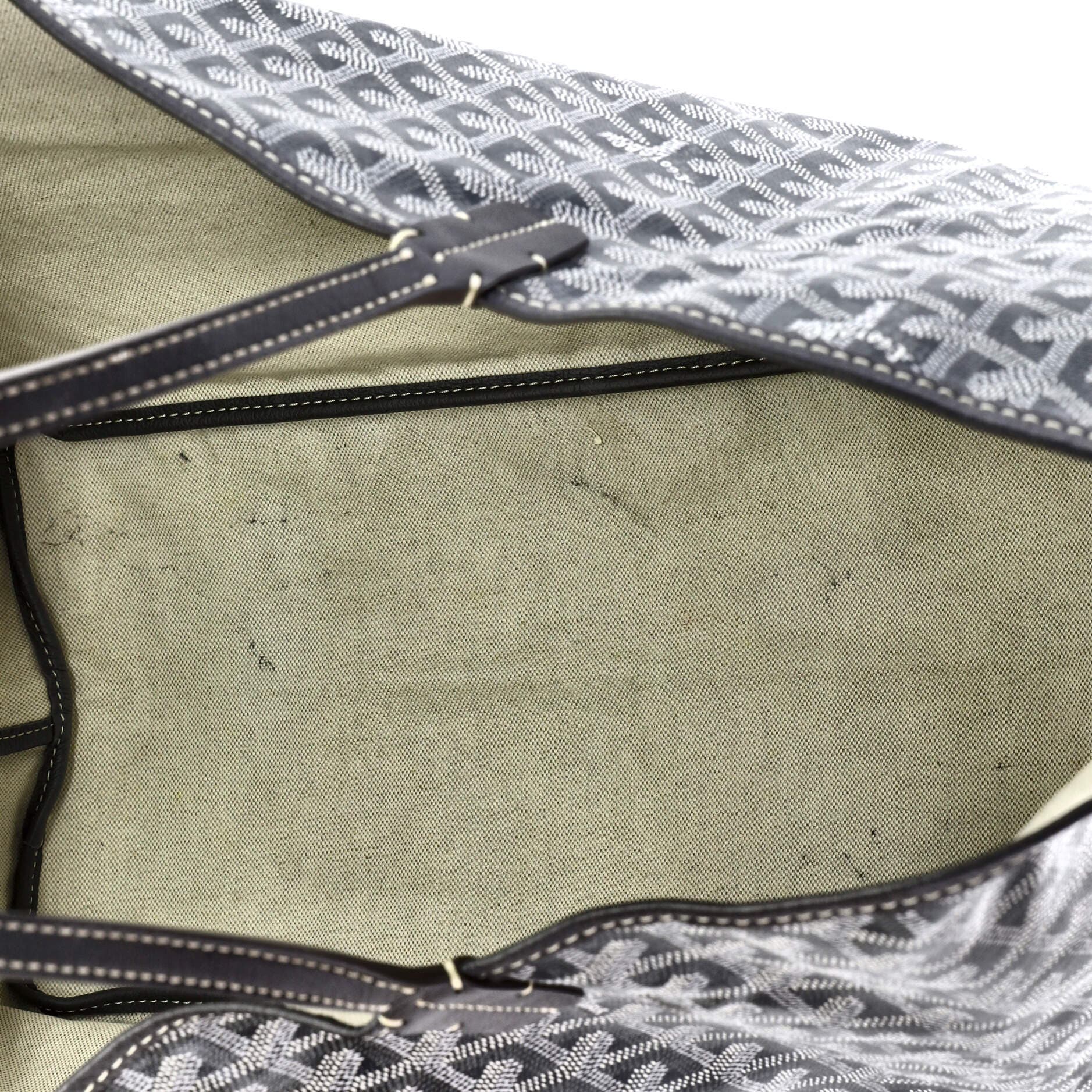 Pre-Owned Goyard Saint Louis Tote Coated Canvas GM, Alternate, color, 