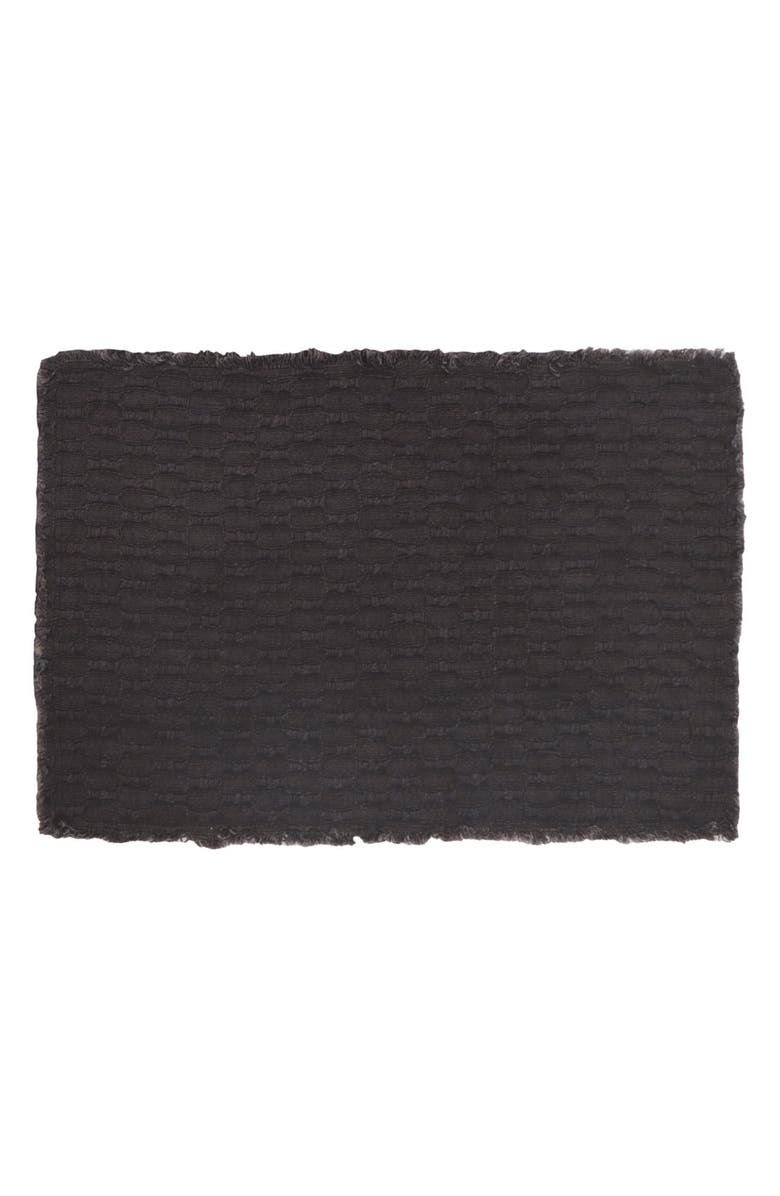 Pom Pom at Home Wren Set of 4 Placemats, Main, color, Charcoal