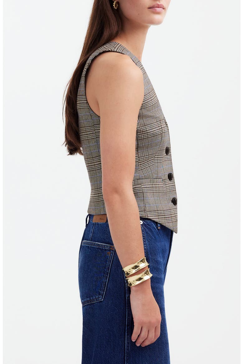 Glen Plaid Vest, Alternate, color, COOPER PLAID