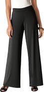 Jessica London Stretch Knit Wide Leg Pant