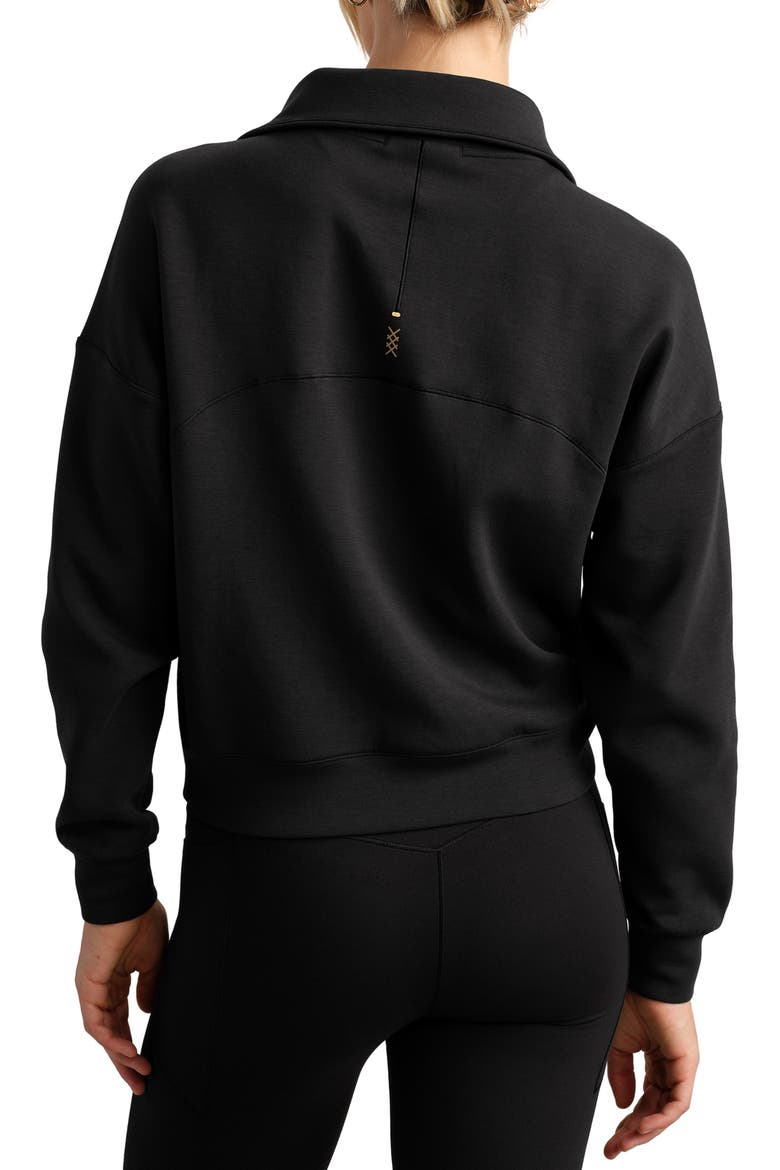 DreamGlow Half Zip, Alternate, color, PURE BLACK