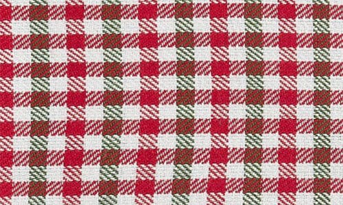 Design Imports Holiday Houndstooth 4-piece Napkin Set In Red