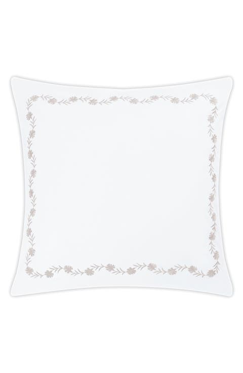 Daphne Floral Embroidered Euro Sham