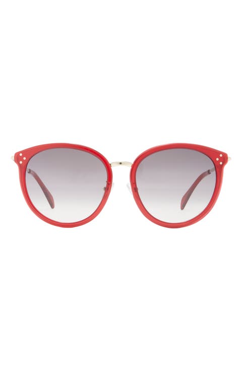56mm Round Sunglasses